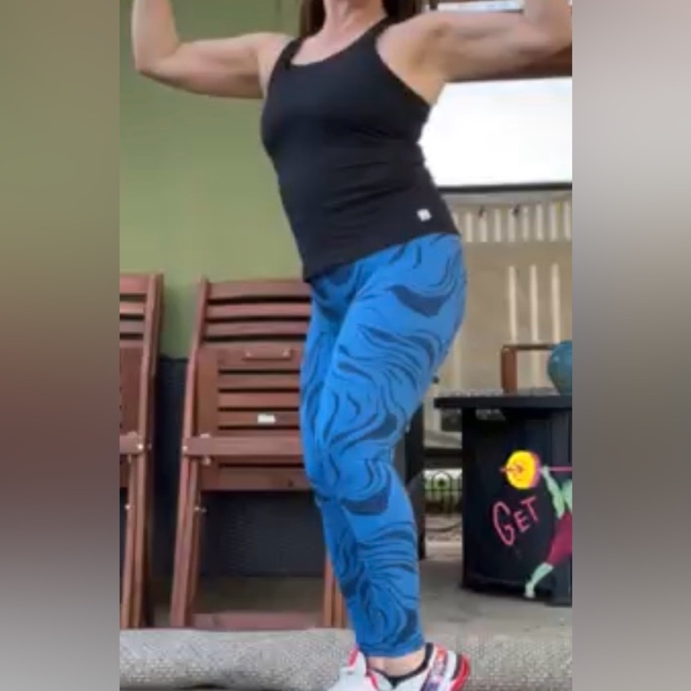 Born Primitive large full length Blue Patterned Leggings